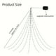 thumbnail image 3 of 1pc, 180 LED Star Waterfall Lights, Solar Outdoor Camping Light, 8 Modes Indoor Outdoor String Lights For Window Curtain Ornament, Yard, Christmas Tree, Party, Home, Holiday Lights, 3 of 4