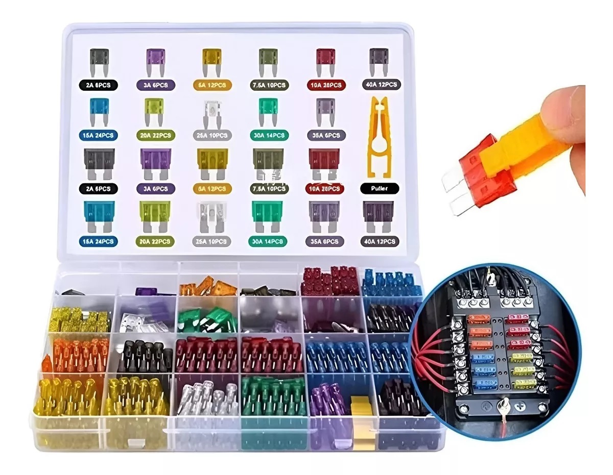 Genérico - Kit Fusibles Para Autos Caja De Fusibles 300 Pcs Automotriz