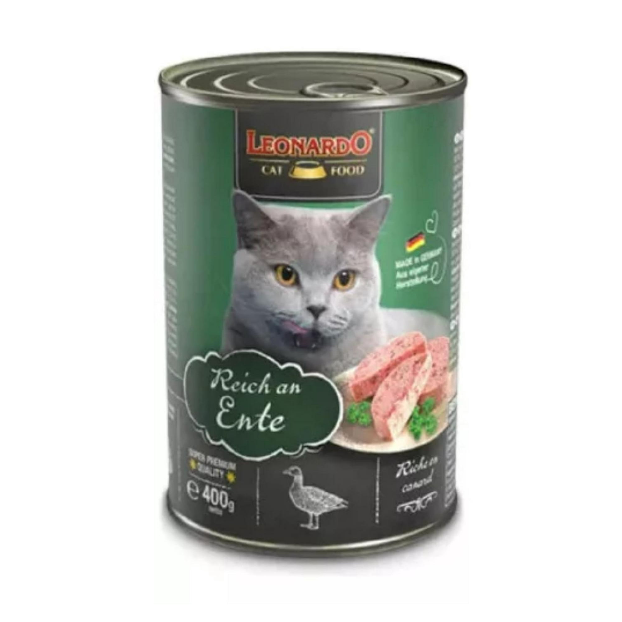 Genérico - Alimento Leonardo Sabor Pato - Lata 400 G Amarillo 756266-1