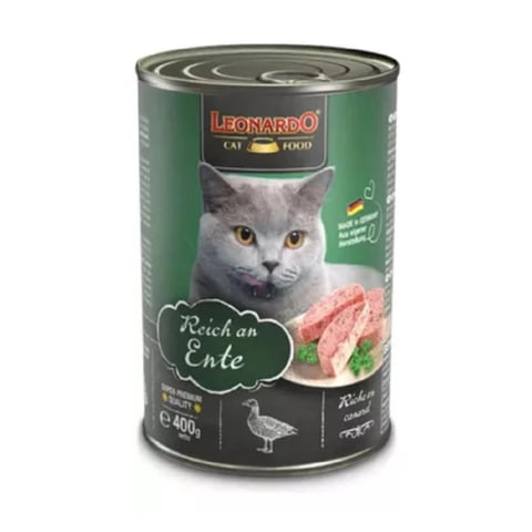 Genérico - Alimento Leonardo Sabor Pato - Lata 400 G Amarillo 756266-1