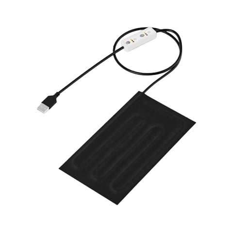 Ioensy - Almohadilla Térmica Para Reptiles, Portátil, Usb, Ajustable, Para Tanque, 10 Cm X 20 Cm