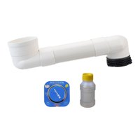 Magideal - Brida De Inodoro Compensada, Palanca De Cambios De Brida De Inodoro, Extensión Universal De Residuos De Bañera, Reparación De Tuberías De Drenaje Para 50Cm