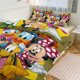 thumbnail image 1 of Mickey Print Bedding Set Pattern Duvet Cove Set 3 Pieces 1 Quilt Cover And 2 Pillowcases for Women Men Teens, 1 of 5