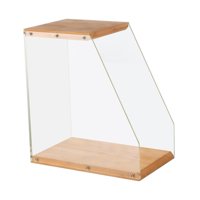 Bothyi - Caja De Madera Visible Para Guardar Discos De Vinilo, Ideal Para El Dormitorio Y La Oficina
