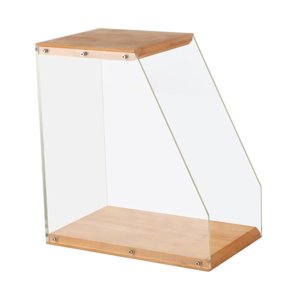 Bothyi - Caja De Madera Visible Para Guardar Discos De Vinilo, Ideal Para El Dormitorio Y La Oficina