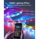 thumbnail image 4 of Tira de luces LED para exteriores Govee, impermeables, 20 m, RGBIC, 2 rollos, 4 of 9