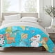 thumbnail image 2 of Frozen Bedding Sets Bed Cartoon Duvet Cover Lightweight 3 Piece Bet Sets for Kids Boys Girls, 2 of 4