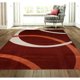 thumbnail image 2 of Alfombra Frize Ligth Ondas 050x100 Terracota, 2 of 4