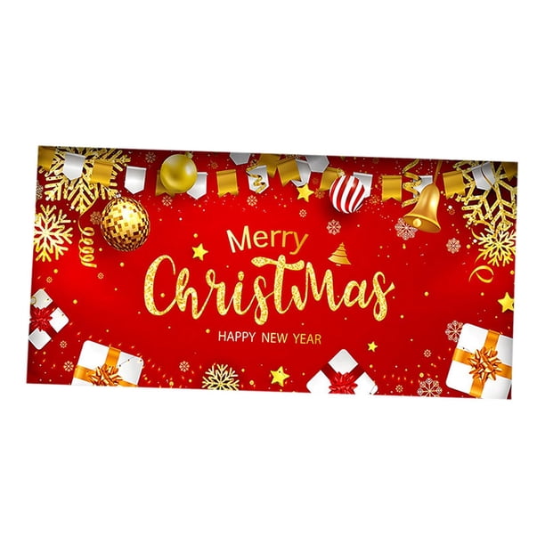 Pancarta navideña para puerta de garaje, cubierta grande de garaje navideña, decoraciones navideñas para puerta de garaje para suministros de fiesta d 200cmx150cm