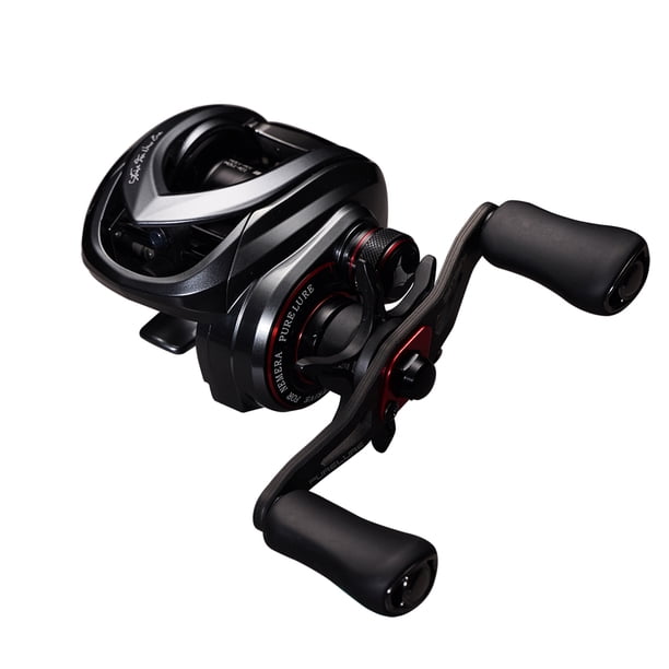 Carrete de baitcasting PURELURE Zana, 139 g, relación de transmisión 7,6:1, sistema de freno magnético SEBS, resistencia máxima de 13 lb, cuerpo de aluminio, bobina estándar + bobina poco profunda