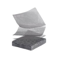 Magideal - 50 Piezas De Almohadilla De Malla Con Orificio Para Maceta, Pantalla De Malla, Regalos De Jardinería, Estera Con Rejilla Inferior Para Bonsái, Almohad Gris