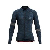 Andesland - Polera Tricota Jaspeada Manga Larga Cierre Completo Mujer