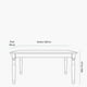 thumbnail image 4 of Mesa Comedor Giulia 160x84, 4 of 4