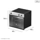 thumbnail image 2 of Horno Empotrable M Spazio 140 A Espejado 66 Litros, 2 of 10