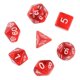 thumbnail image 2 of Set De Dados Fiocias D4 D6 D8 D10 D12 D20 Rojo, 2 of 4