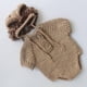 thumbnail image 1 of Accesorios de fotografía para bebés Niño recién nacido Niña Disfraz de tiro de fotos Disfraz de ganchillo Conjunto de sombreros de punto para bebés (caqui), 1 of 3