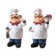 thumbnail image 2 of 2pcs Resina Chef Cocina Decoración Mesa Centro Pieza Estatuilla Hogar Coleccionable, 2 of 5