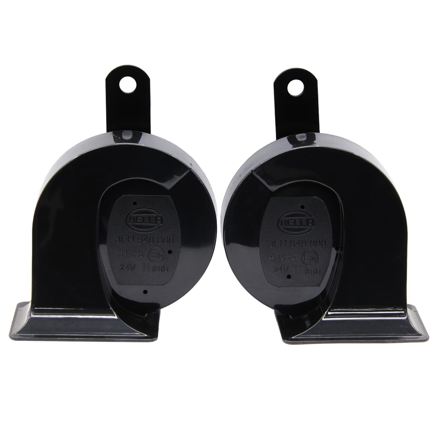 Hella - Par De Bocina Caracol Tono Alto Y Bajo 24V