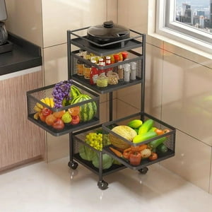 Tyk Hogar - Estante Organizador Verdulero O Frutera Giratorio