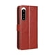 thumbnail image 1 of Funda tipo libro para Sony Xperia 5 IV, cartera todo‑en‑uno, funda multifuncional con tarjetero y correa de muñeca desmontable, 1 of 4