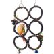 thumbnail image 1 of Columpio para Aves BNOSDM HY102C Anillos Madera Natural, 1 of 3