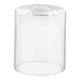 thumbnail image 3 of Pantalla de lámpara de cristal transparente, cubierta decorativa, pantalla cilíndrica, lámpara colgante, lámpara colgante para habitación de luz, , 12cmx15cm, 3 of 5