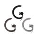 thumbnail image 2 of Juego de 10 anillos de cortina para barra transversal decorativa, 2 of 2