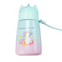 El Edén - Termo De Acero Inoxidable, Diseño Unicornio 320Ml Verde