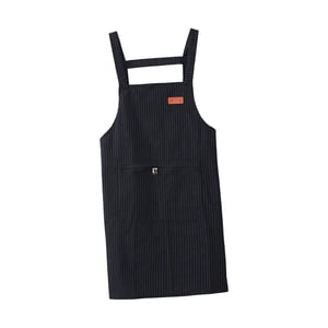 Magideal - Delantal De Catering Delantal De Peluquería Hombres Mujeres Delantal Con Pechera Delantal Para Hornear Delantal Portátil Sin Mangas Con Bolsillos Para Negro