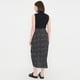 thumbnail image 3 of Falda Mujer Midi Recojida Negra Puntos Blancos Corona, 3 of 5