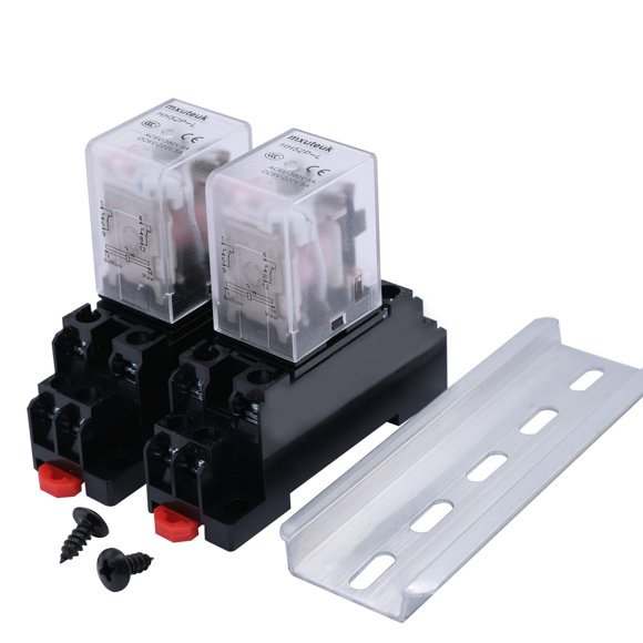 Relé de potencia electromagnética mxuteuk HH52P DC 12V 5A 8 Pin