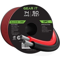 Cable Gearit Silicona 14 Awg 15M 600V Ofc Estañado