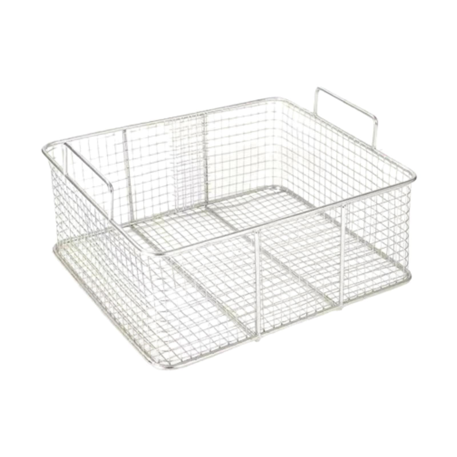 Magideal - Cesta De Drenaje Cuadrado Cesta De Freír Salchichas Fritas Para Servir Cesta De Chips De Alimentos Herramienta De Freidio De Cocina Para Chefs Caseros 30cmx20cmx10cm