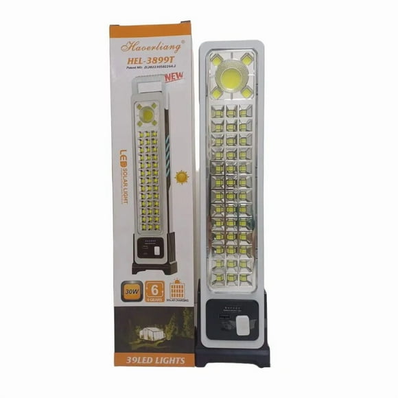 Lámpara De Emergencia 39 Leds Batería Recargable Blanca
