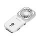 thumbnail image 2 of Ventilador Portátil Recargable Con Velocidad Ajustable, Pequeño Ventilador Para Maquillaje, Camping, Dormitorio, Color Blanco, 2 of 3