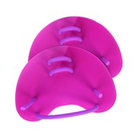 Magideal - Guantes De Entrenamiento De Remo De Mano Para Natación, Equipo De Natación Para Hombres, Mujeres, Niños, Niñas, Nadadores, Principiantes, Fitness Acuá Rosa