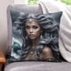 thumbnail image 1 of Sirena Negra Fundas de almohada de terciopelo con tema, regalos de funda de almohada, decoración para el hogar, cojín de lanzar, regalo de cumpleaños para fans y parejas.61*61cm., 1 of 6