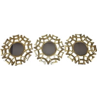 Mc Group - Set Espejos Redondo Decorativos En Forma Geométricas