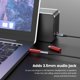 thumbnail image 3 of Adaptador USB-C a 3,5 mm MOSWAG para audífonos y aux, 3 of 6