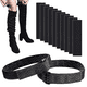 thumbnail image 4 of Correas para botas, 1 par de correas ajustables y reutilizables para botas de rodilla con 10 pegatinas de cinta adhesiva antideslizante que evitan que las botas se caigan., 4 of 7