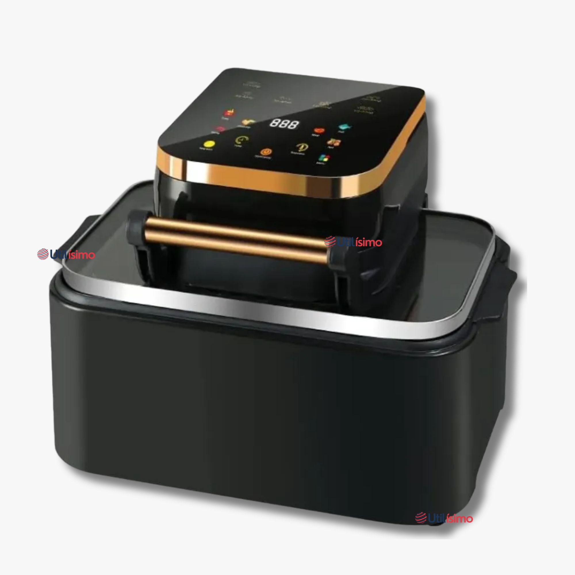 Line - Freidora De Aire 12 Litros 1700w Air Fryer Ventana De Vidrio