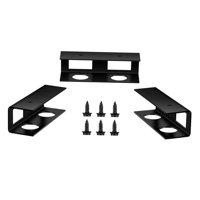 Magideal - Soporte De Montaje Para Computadora Portátil Elegante Y Resistente Para Almacenamiento Debajo Del Escritorio: Fácil Instalación, Proteja Su Computador Negro