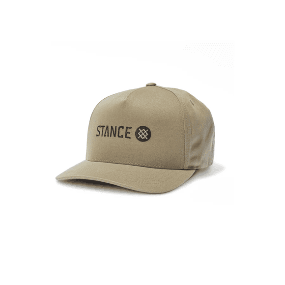 Jockey Icon Snapback Hat Taupe