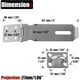 thumbnail image 2 of JQK Door Hasp Latch Lock de acero inoxidable 304, 5 pulgadas, 2 of 3