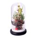 thumbnail image 4 of Adorno Navide?o Artificial Cubierta De Vidrio Para La Oficina En Casa Decoración Navide?a Cono De Pino Fruta Dorada, 4 of 5