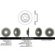 thumbnail image 2 of Disco Freno para auto BMW 335i 2004-2013 Trasero, 2 of 2
