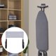 thumbnail image 5 of Colgador De Planchado Ganchos Organizador De Pared Para Montaje Almacenamiento Extraíble Gris, 5 of 5