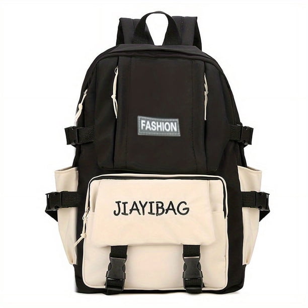 Stylish & Waterproof Nylon Backpack - Perfect for School, Travel & Commuting - Large Capacity & Lightweight