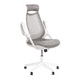 thumbnail image 2 of Silla de oficina Versalles blanco/gris claro, 2 of 4