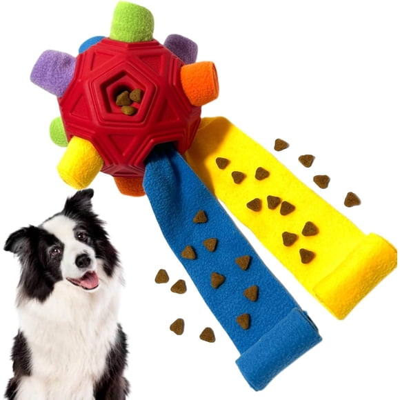 Pelota olfativa interactiva CIIVURR para perros, dispensador de premios tipo rompecabezas